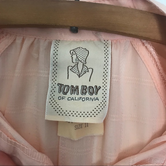 Desert Pink Vintage Western Blouse - Picture 3 of 5